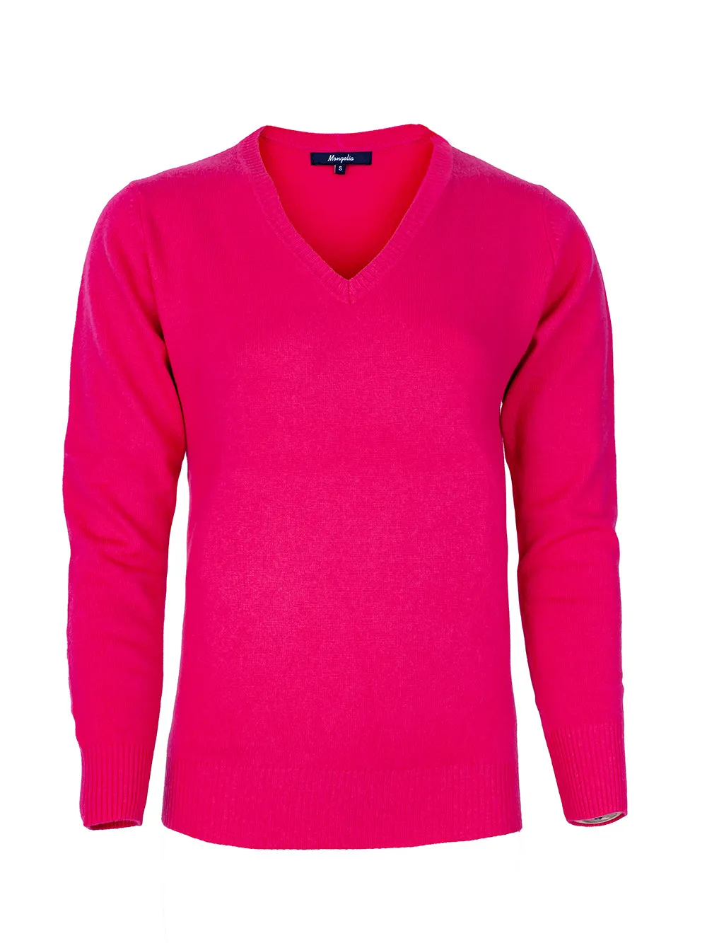 100% Mongolian Cashmere V Neck Sweater