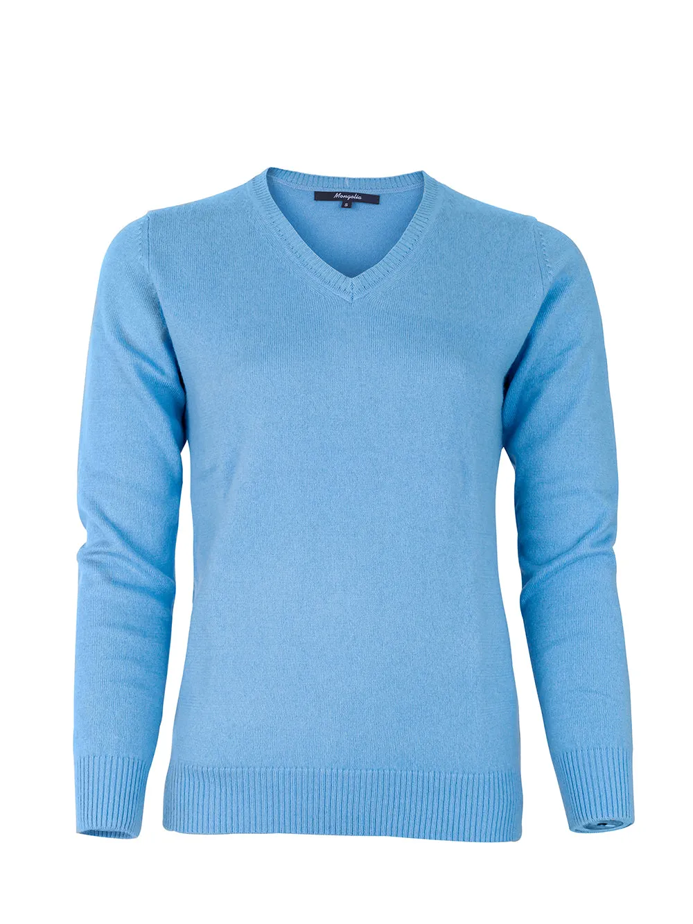 100% Mongolian Cashmere V Neck Sweater