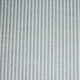 2 5/8 YD PC - Gray/White Indoor/Outdoor Stripe Woven Decorating Fabric
