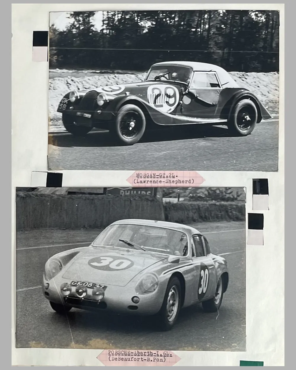 24 hours of Le Mans photo album for 1956 to 1965