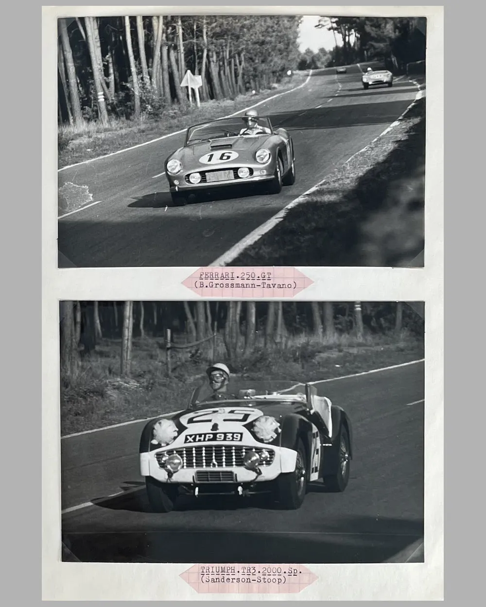 24 hours of Le Mans photo album for 1956 to 1965