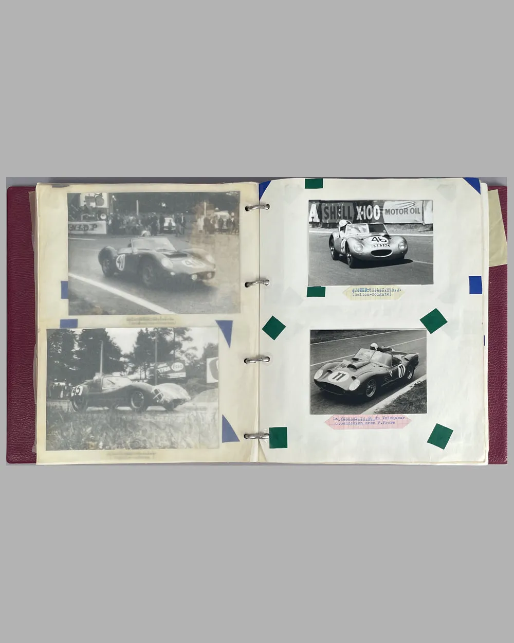 24 hours of Le Mans photo album for 1956 to 1965