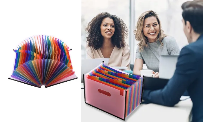 24 Pockets Expanding File Folder
