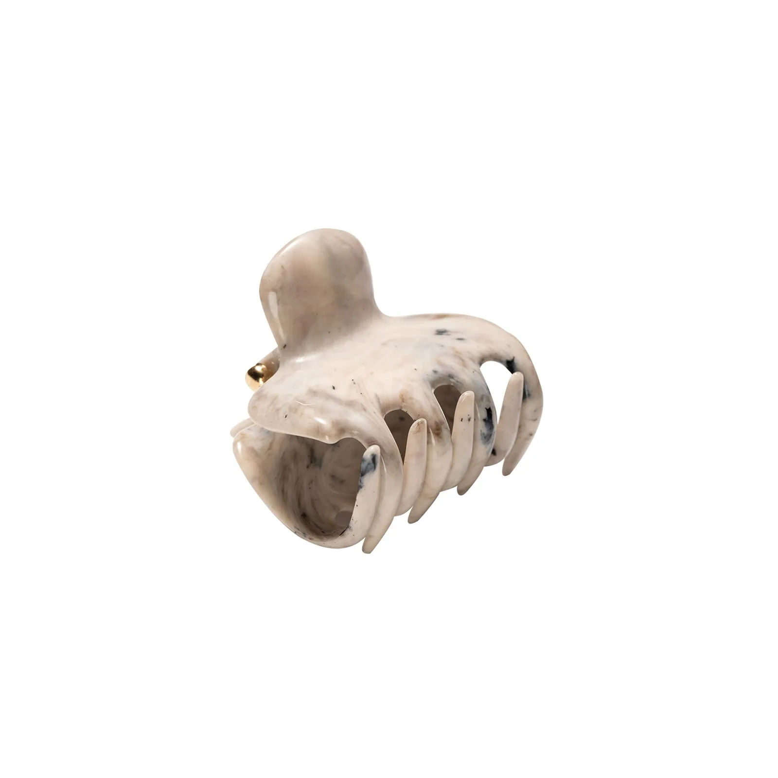 2" Claw Clip - Grey Marble