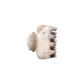2" Claw Clip - Grey Marble