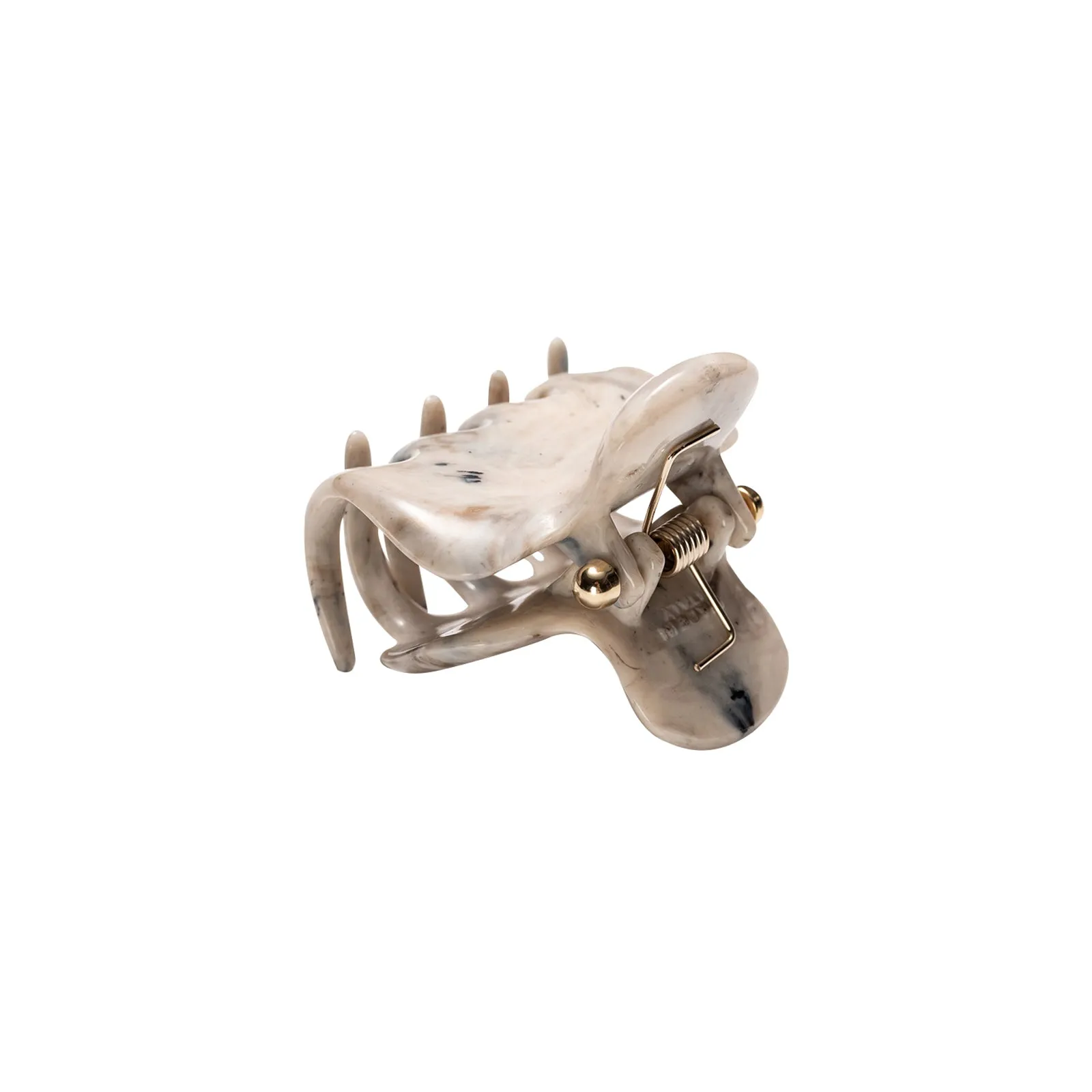 2" Claw Clip - Grey Marble
