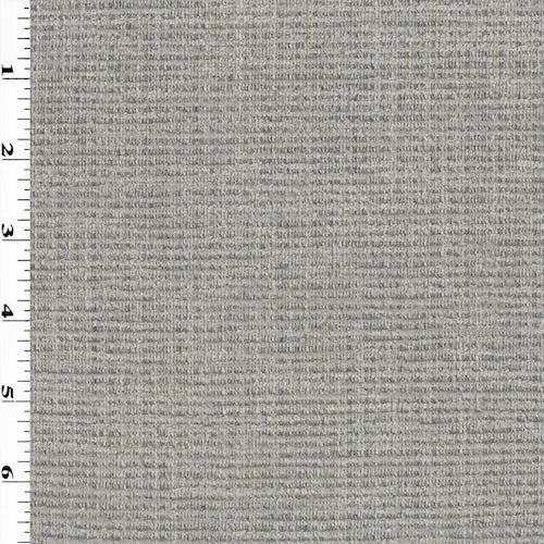 3 1/2 YD PC-Gray/Blue Tuffted Chenille Stripe Home Decorating Fabric