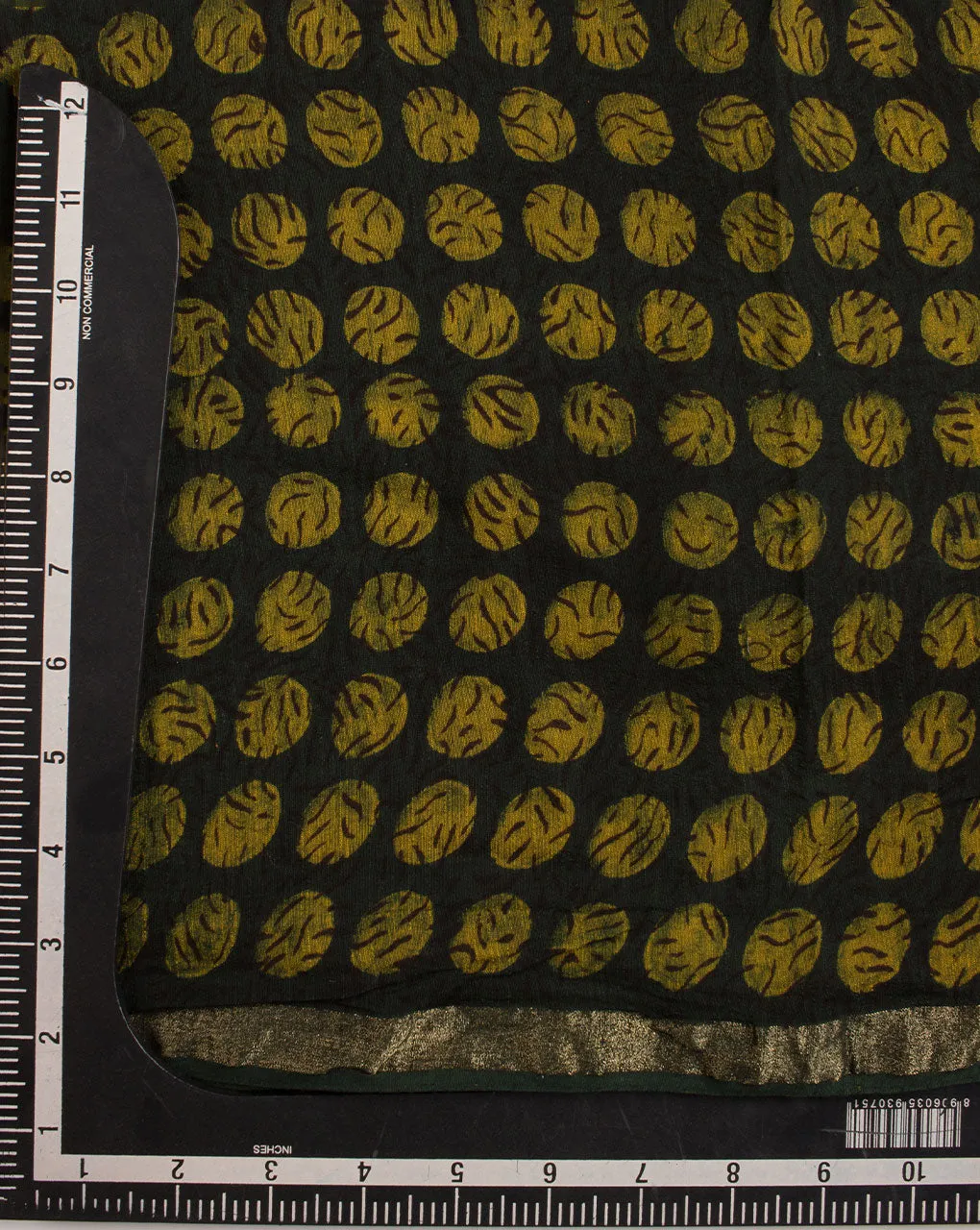 Akola Hand Block Mercerized Slub Chanderi Fabric