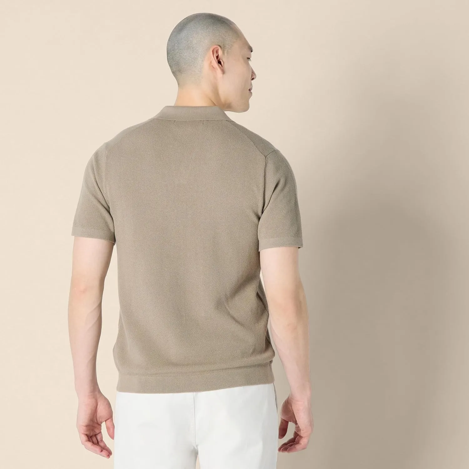 Amazon Essentials Men's Regular-Fit Short-Sleeve Knit Polo Sweater