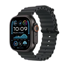 Apple Watch Ultra 2 GPS   Cellular, 49mm Black Titanium Case with Black Ocean Band