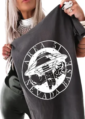 AREA 51 SIDE SLIT TEE