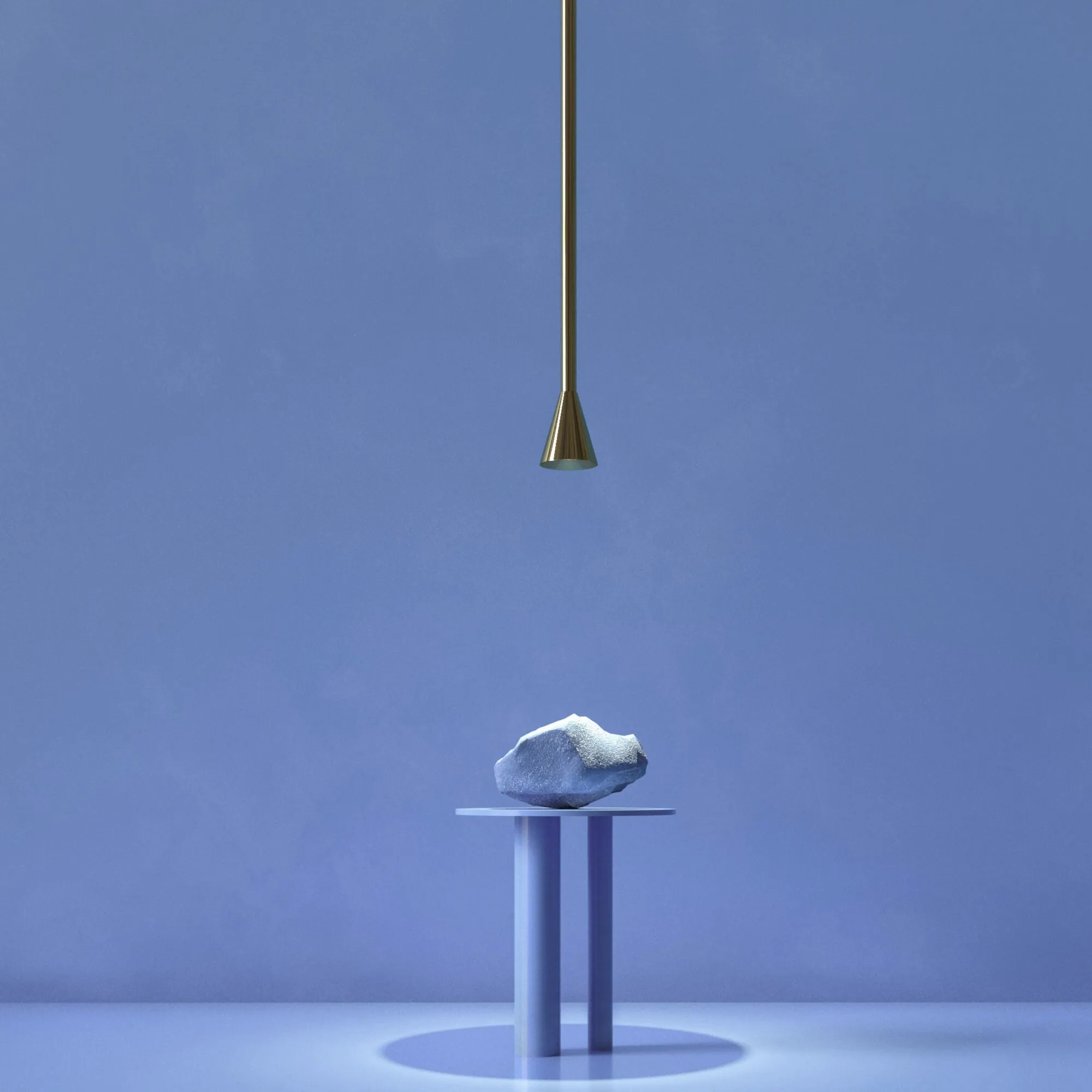Arrow Single Pendant Light - White / Gold / Black