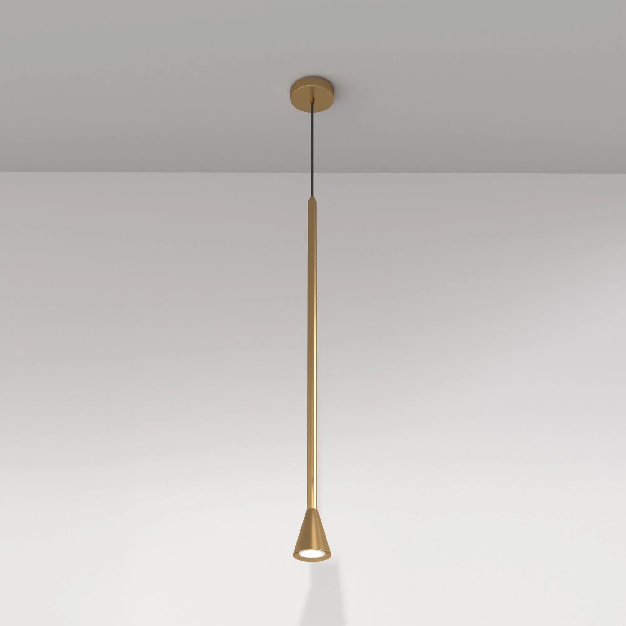 Arrow Single Pendant Light - White / Gold / Black
