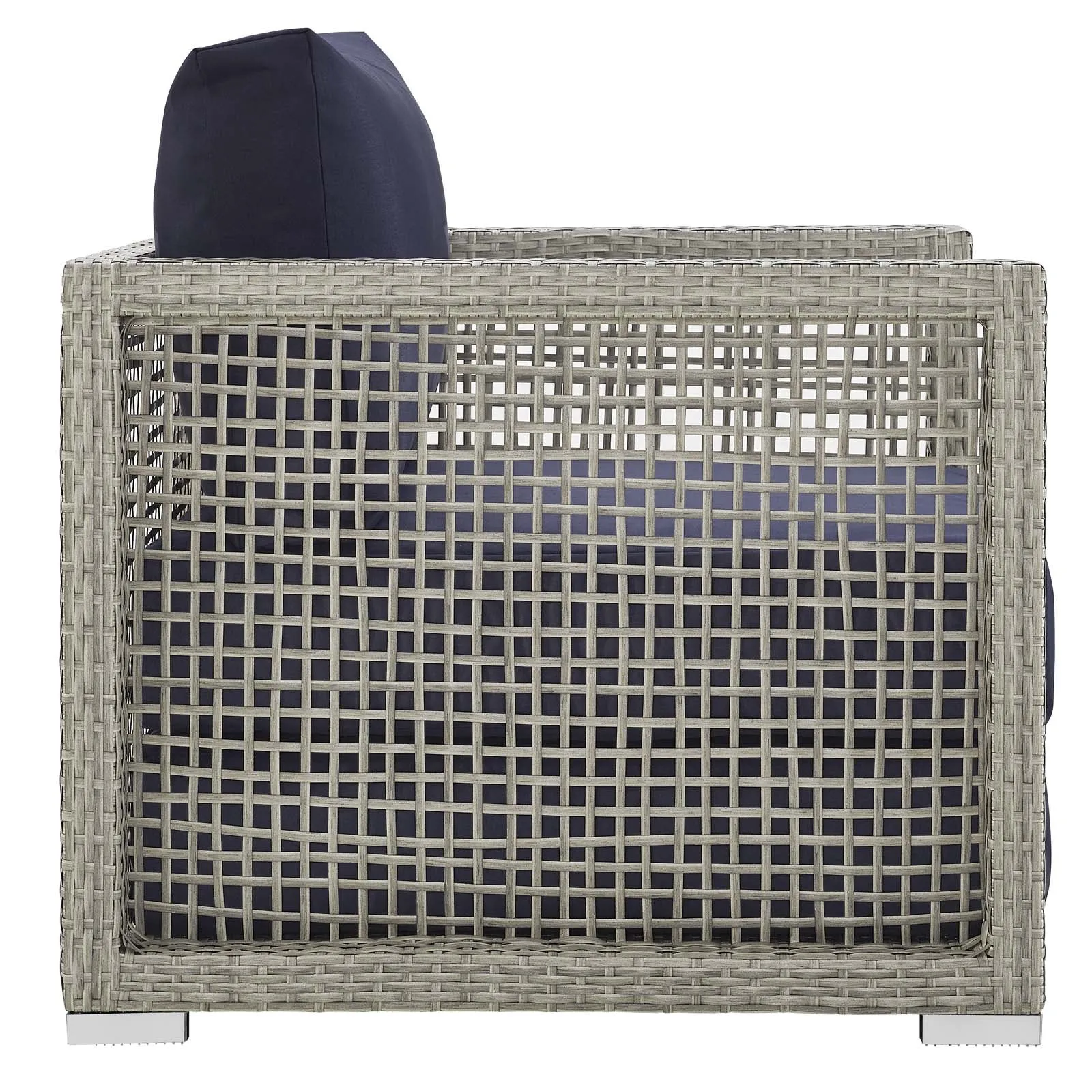 Aura 4 Piece Outdoor Patio Wicker Rattan Set by Modway