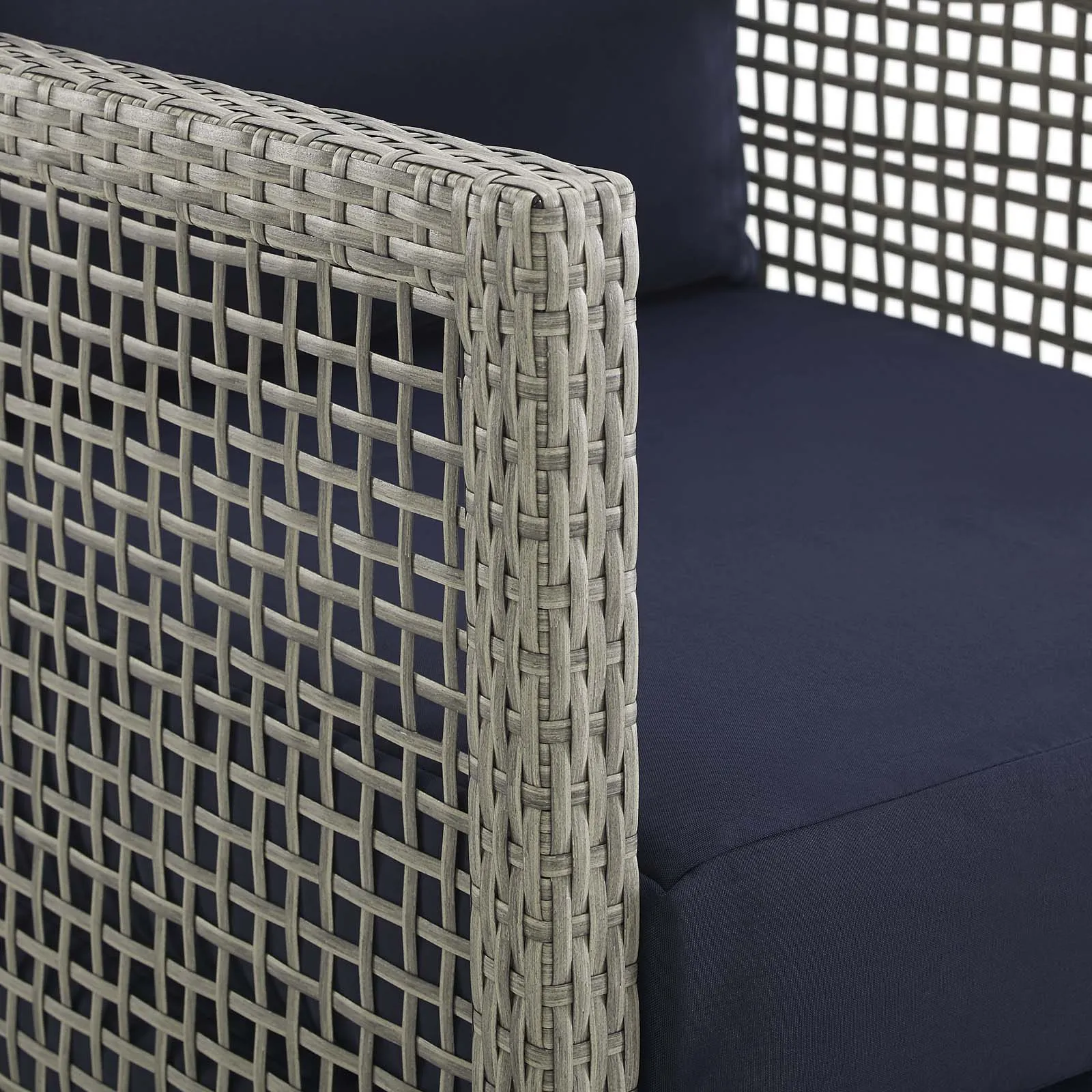 Aura 4 Piece Outdoor Patio Wicker Rattan Set by Modway