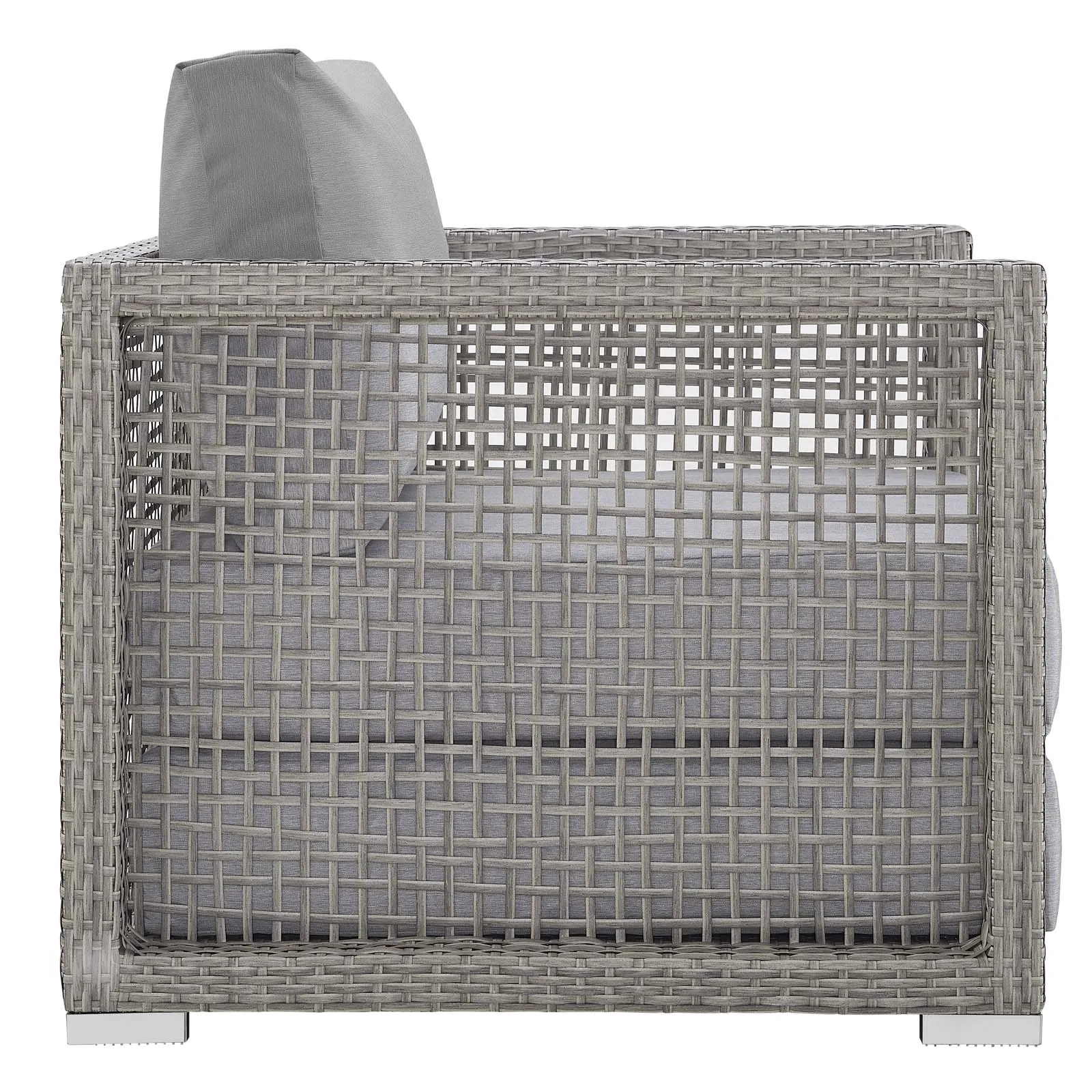 Aura 4 Piece Outdoor Patio Wicker Rattan Set by Modway