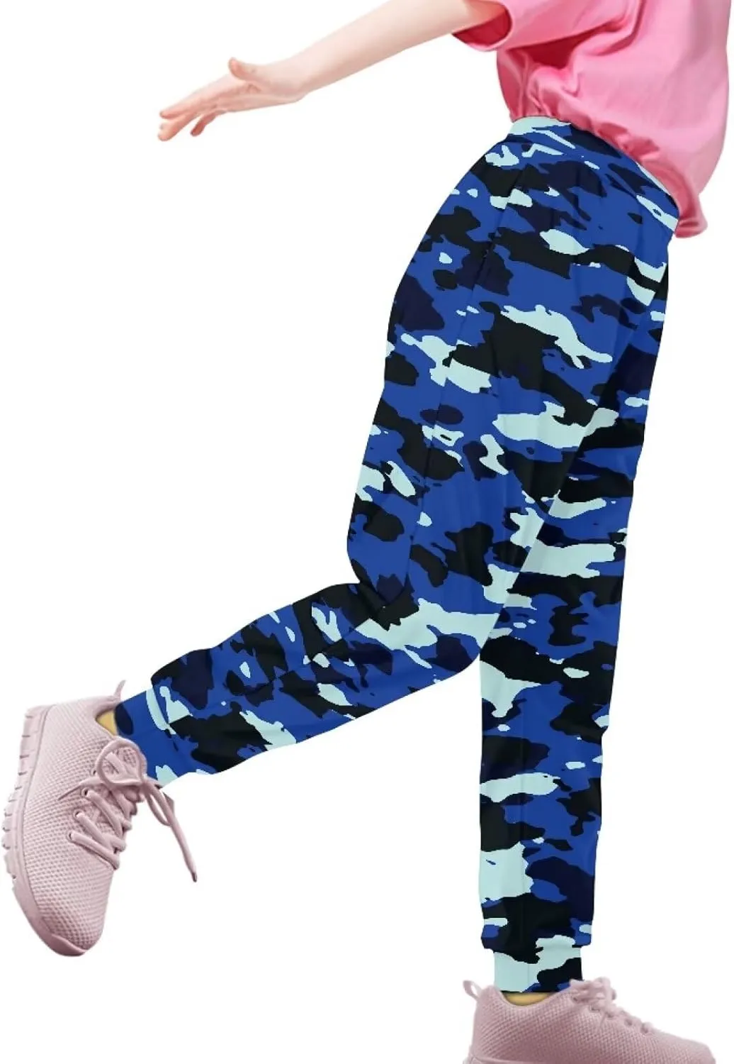 Boys' Pants Athletic Sweatpants Funny Jogger Pants Casual for Kids Youth Sports Pants for Boy 4-15Y with Pockets