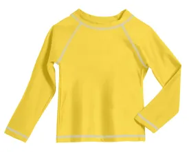 Boys UPF 50  Long Sleeve Rashguard | Yellow