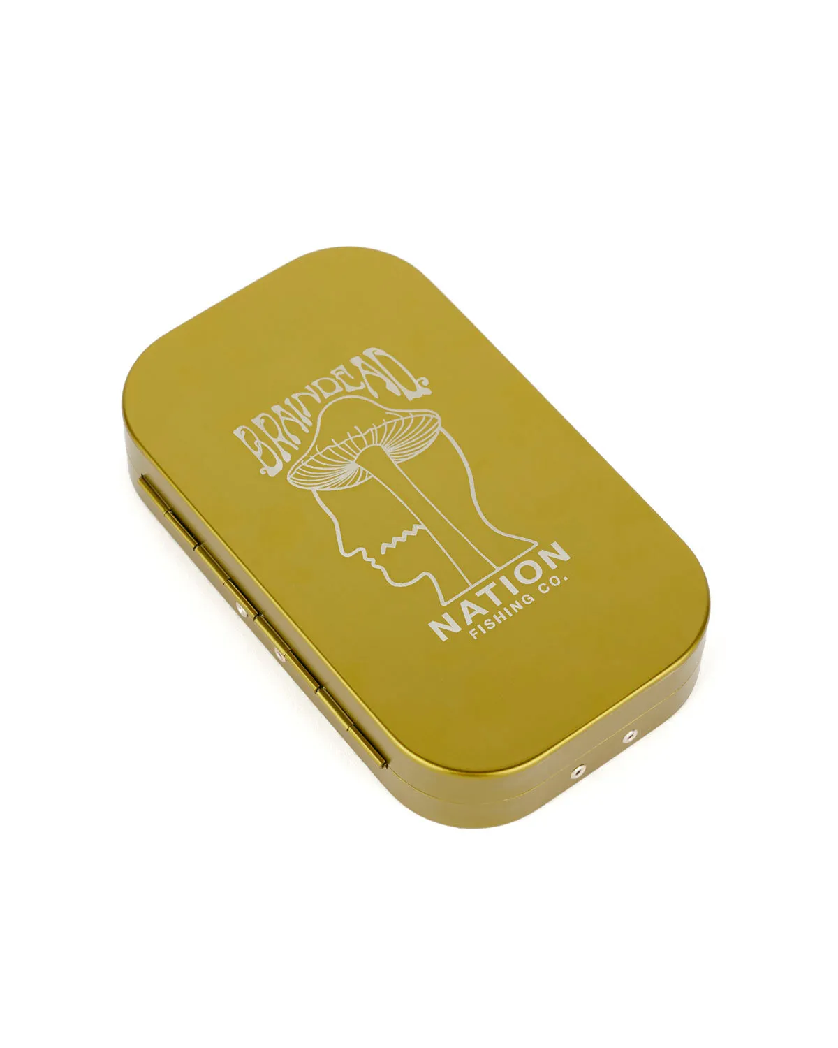 Brain Dead x Nation Fishing Co Large Aluminum Fly Box - Green