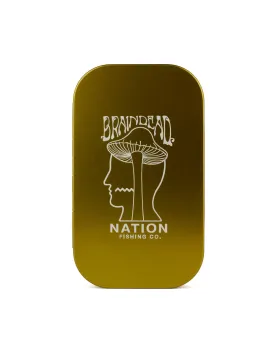 Brain Dead x Nation Fishing Co Large Aluminum Fly Box - Green