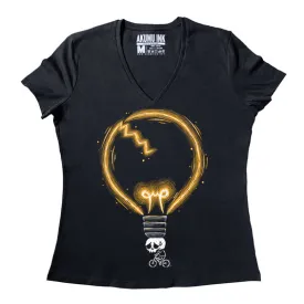 Burnt Out Women Vneck