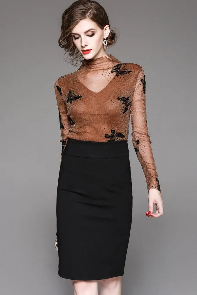 Butterfly Mesh Top