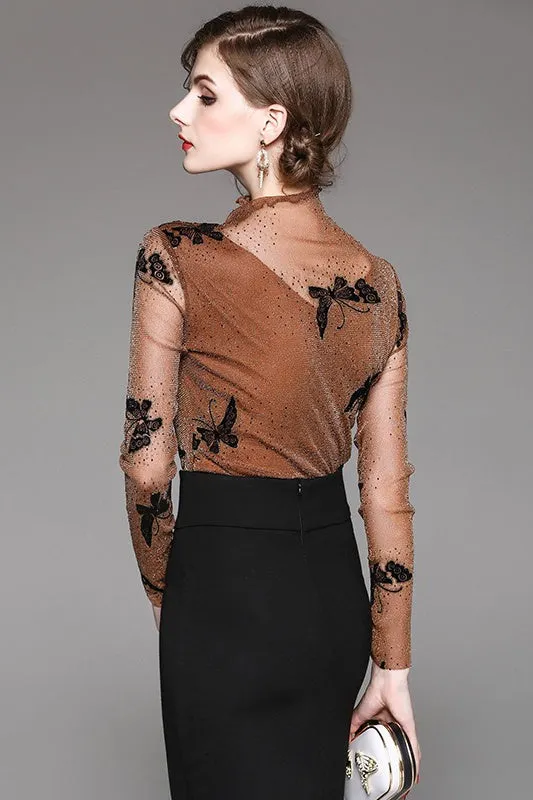 Butterfly Mesh Top