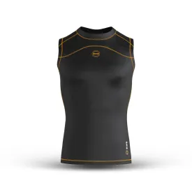 BWB Men's Orange Compression Top Sleeveless