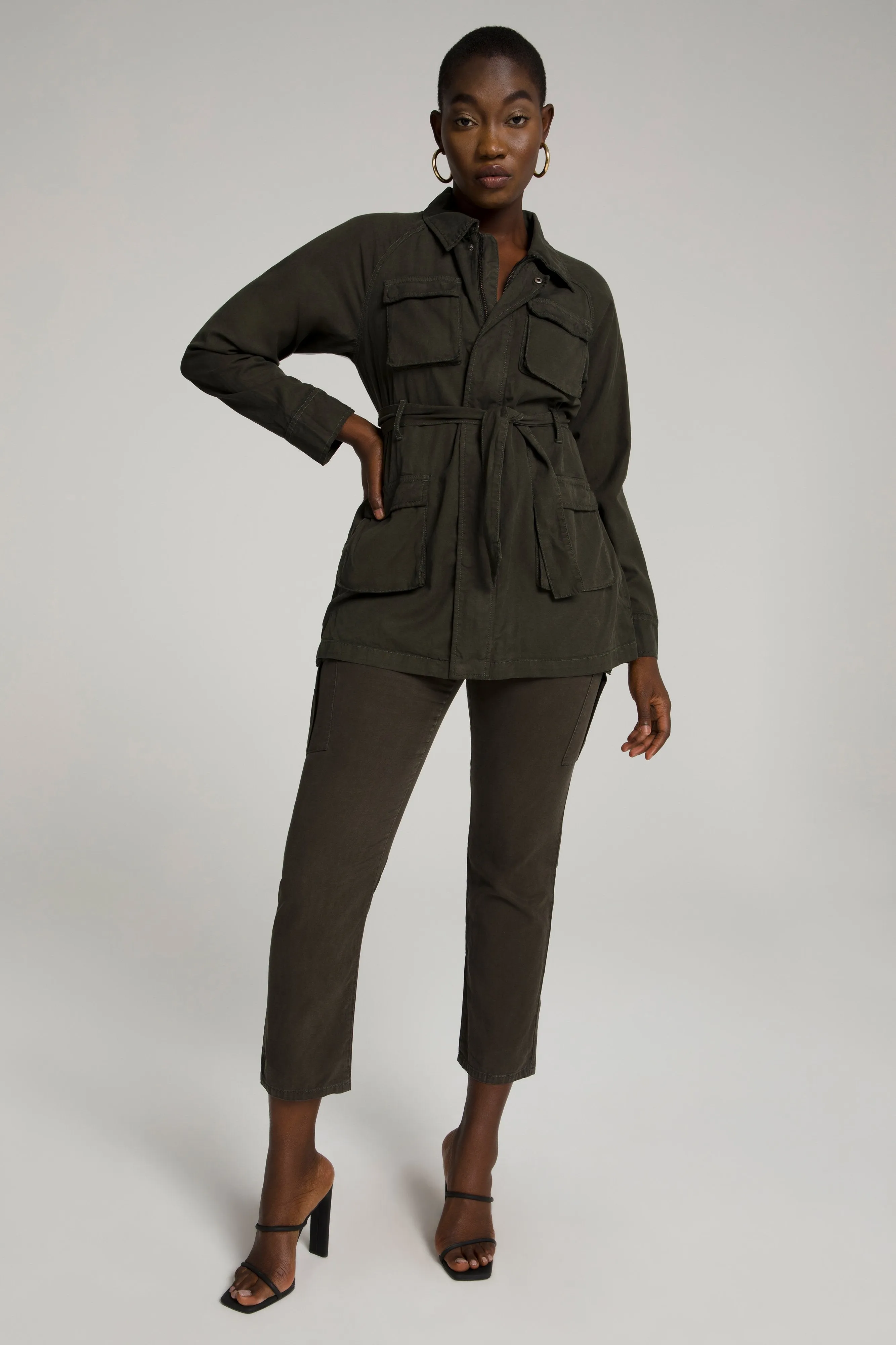 CARGO SHIRT JACKET | HUNTER001
