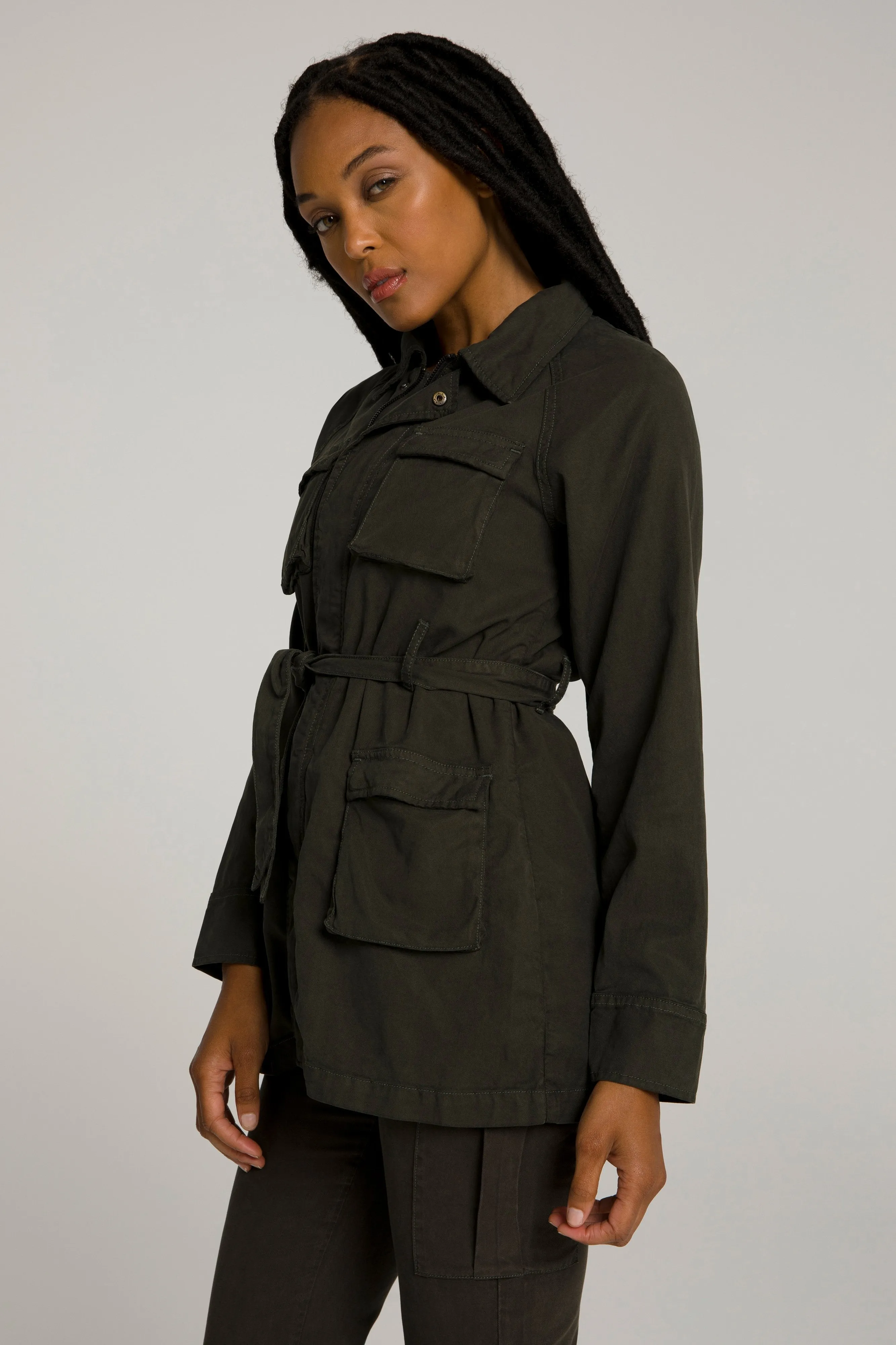 CARGO SHIRT JACKET | HUNTER001