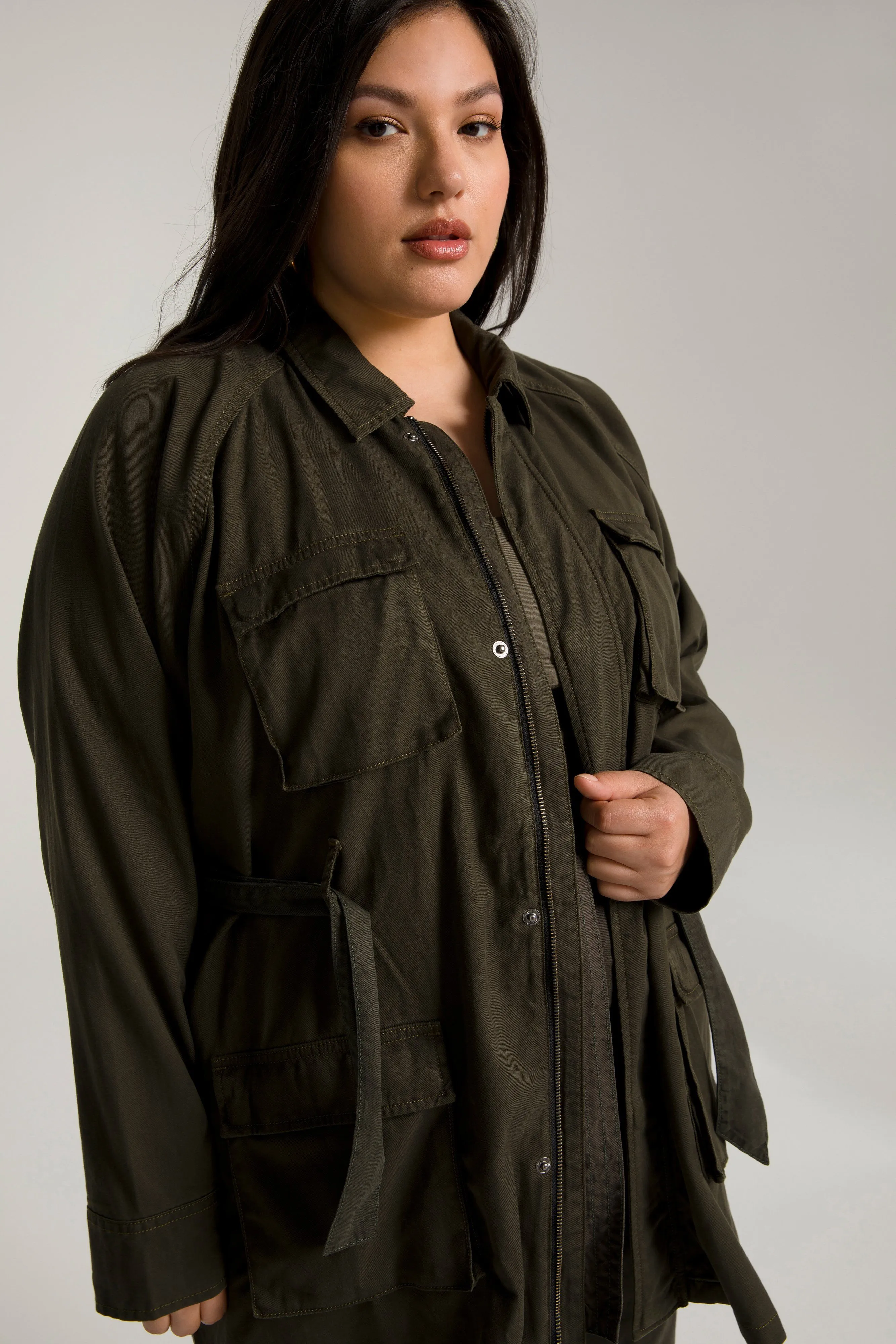 CARGO SHIRT JACKET | HUNTER001