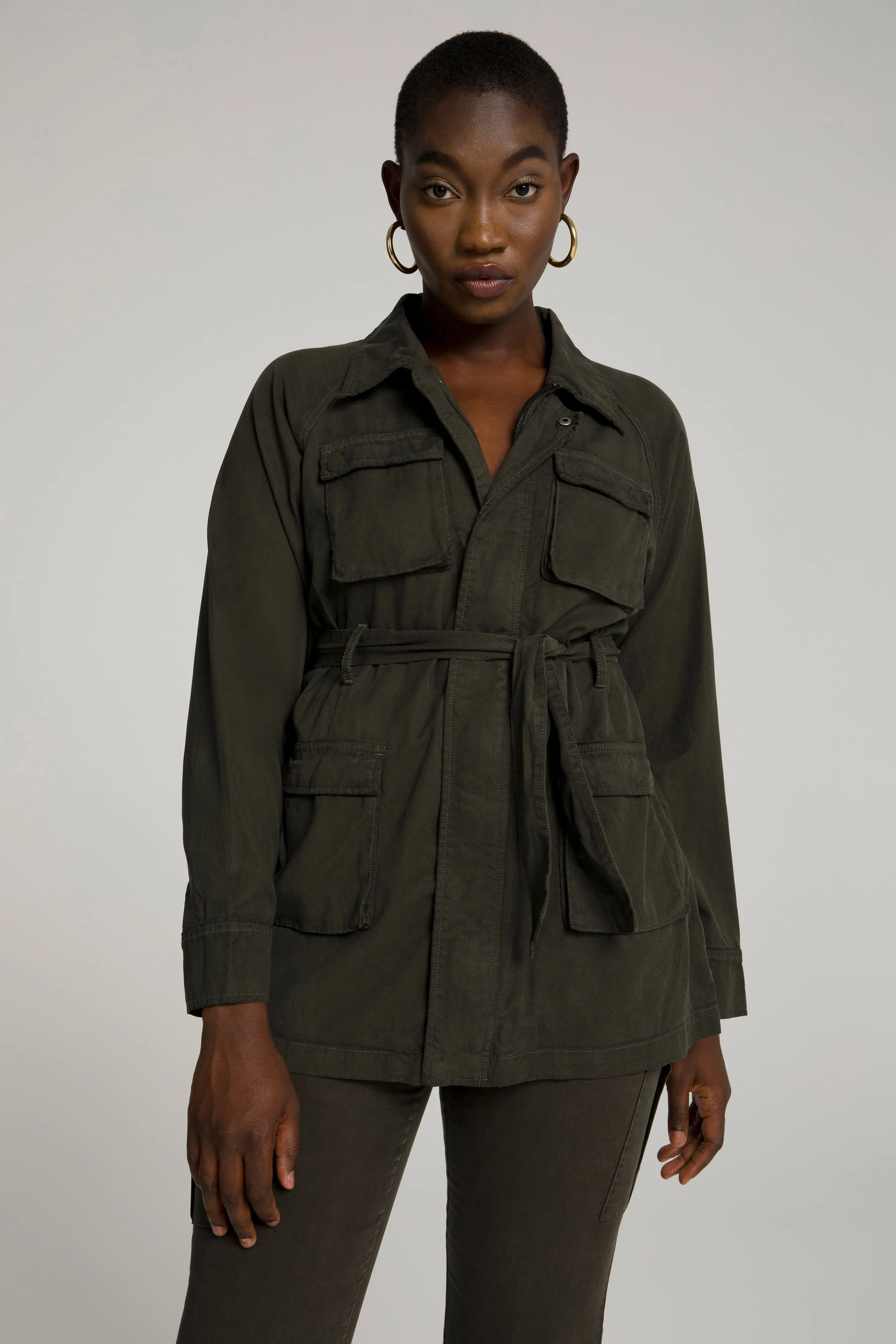 CARGO SHIRT JACKET | HUNTER001