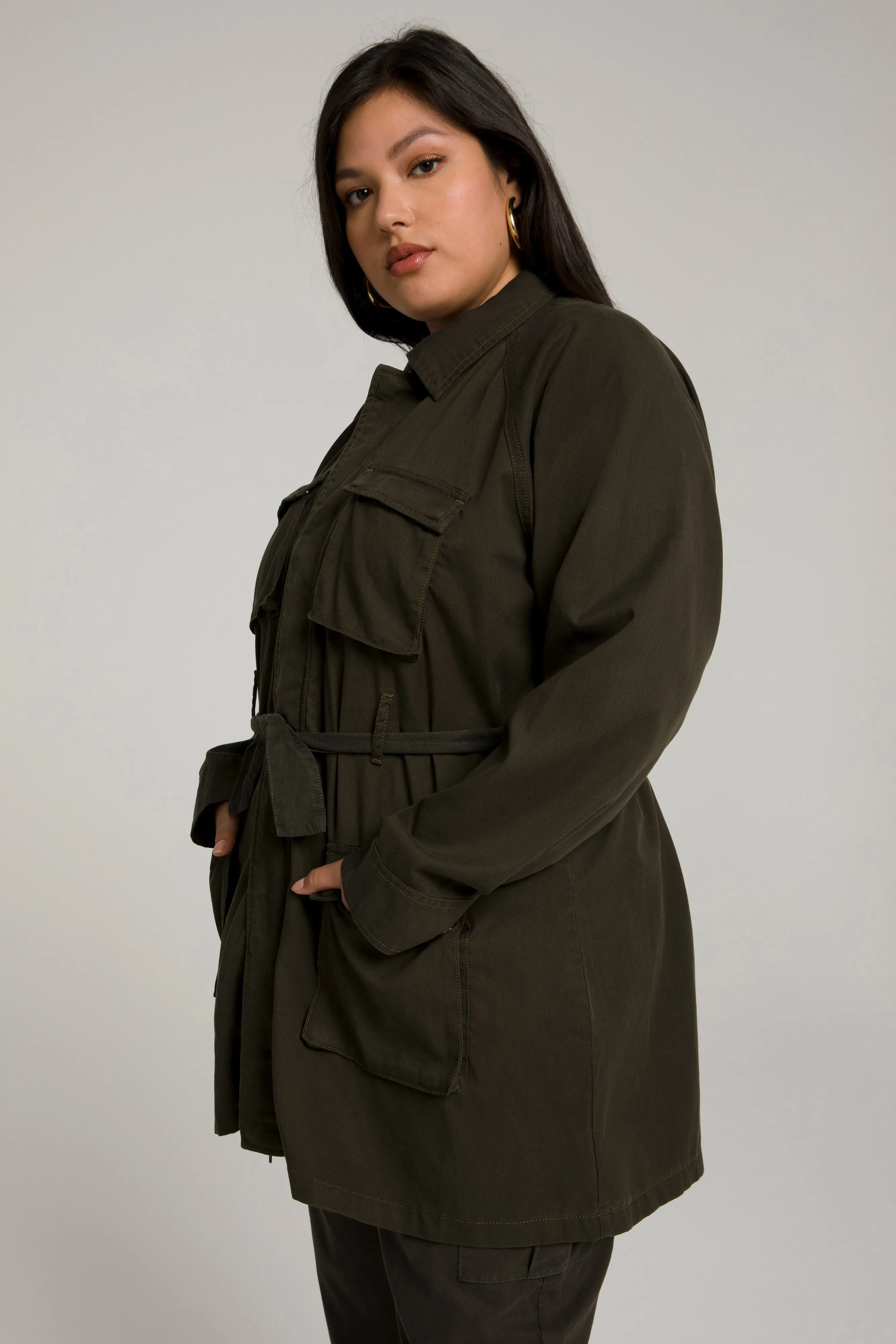 CARGO SHIRT JACKET | HUNTER001