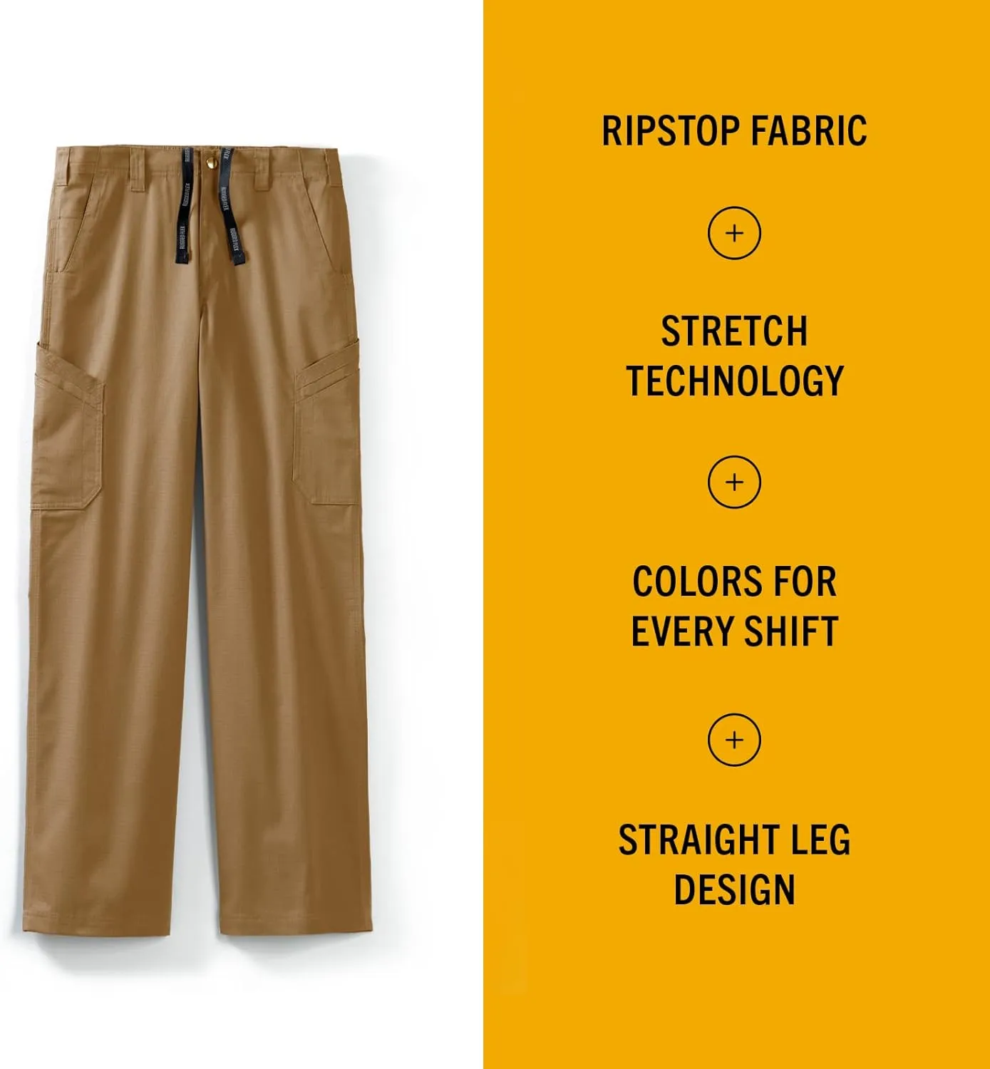 Carhartt Scrubs C55106 Men's Force Modern Fit Twill Straight Leg Pant