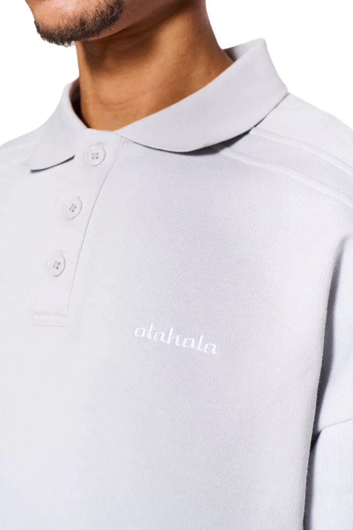 CC Polo Longsleeve Gray