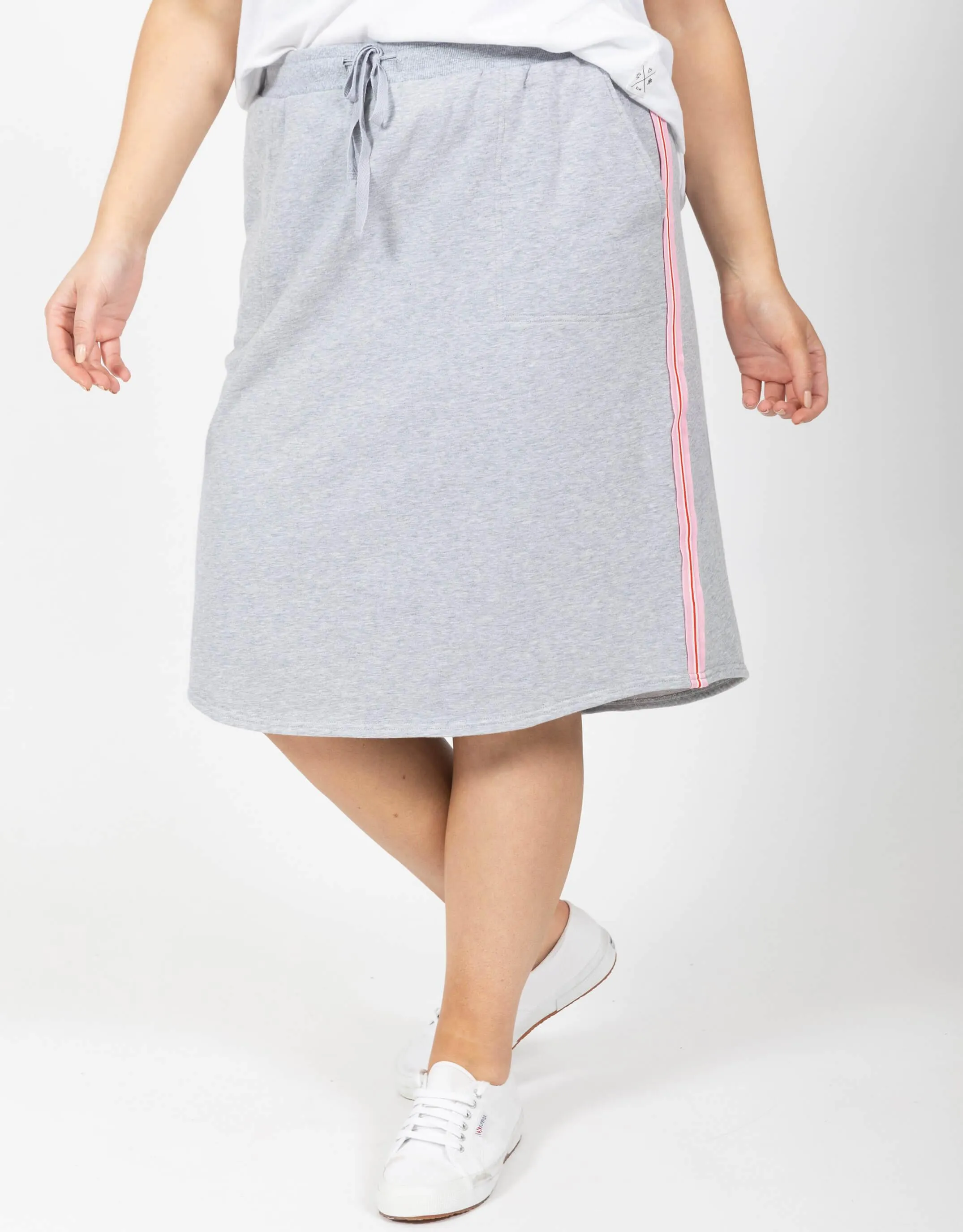 Central Park Skirt - Grey Marle