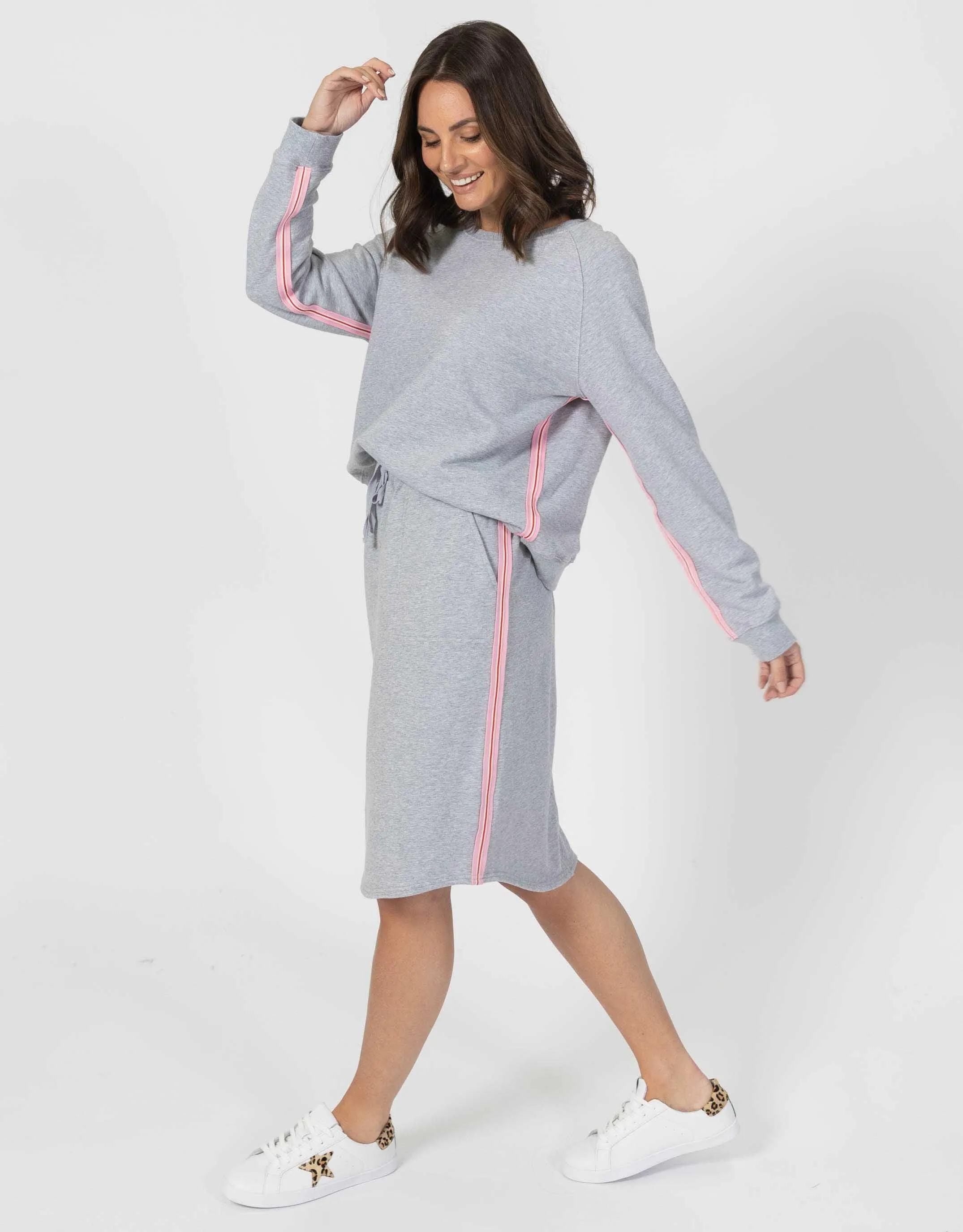 Central Park Skirt - Grey Marle