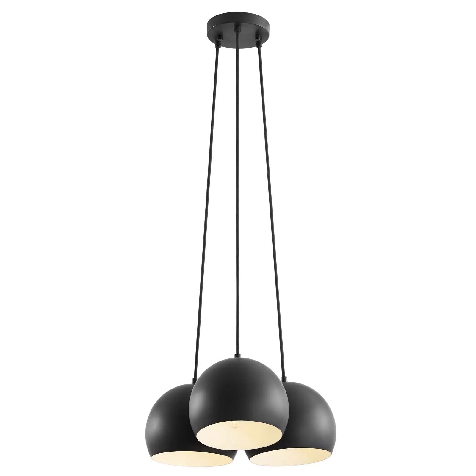 Chalice 3-Light Metal Pendant by Modway