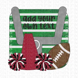 Cheerleader Goal Maroon/Black