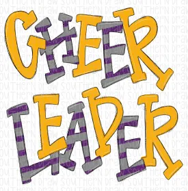 Cheerleader Purple/Gold
