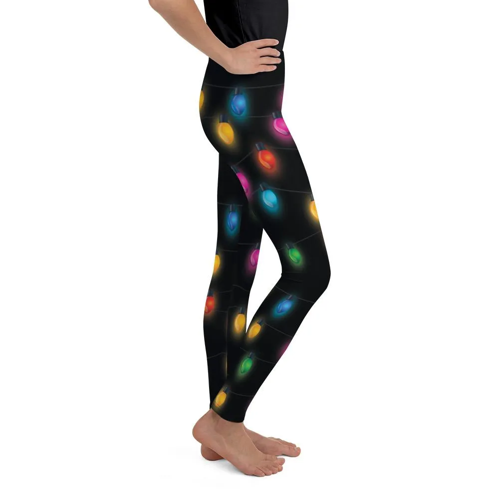 Christmas Lights Youth Leggings