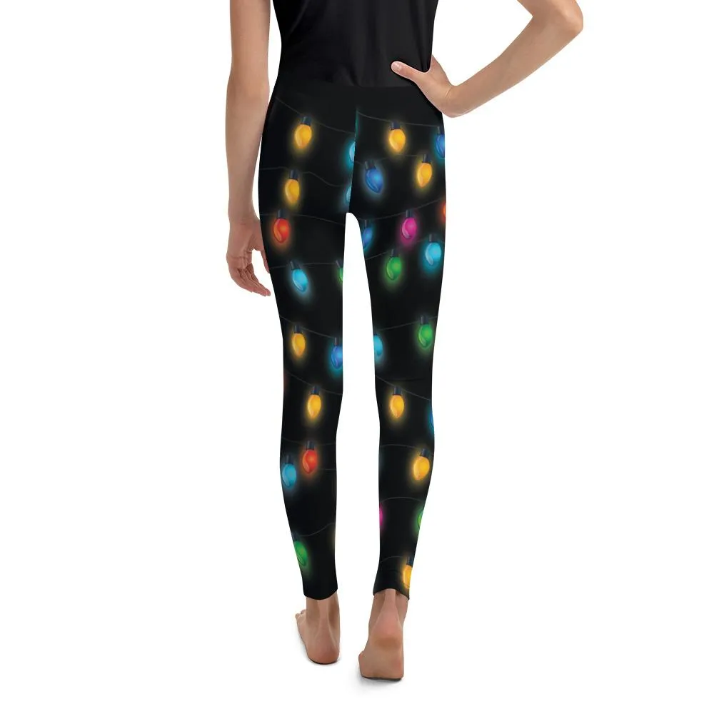 Christmas Lights Youth Leggings