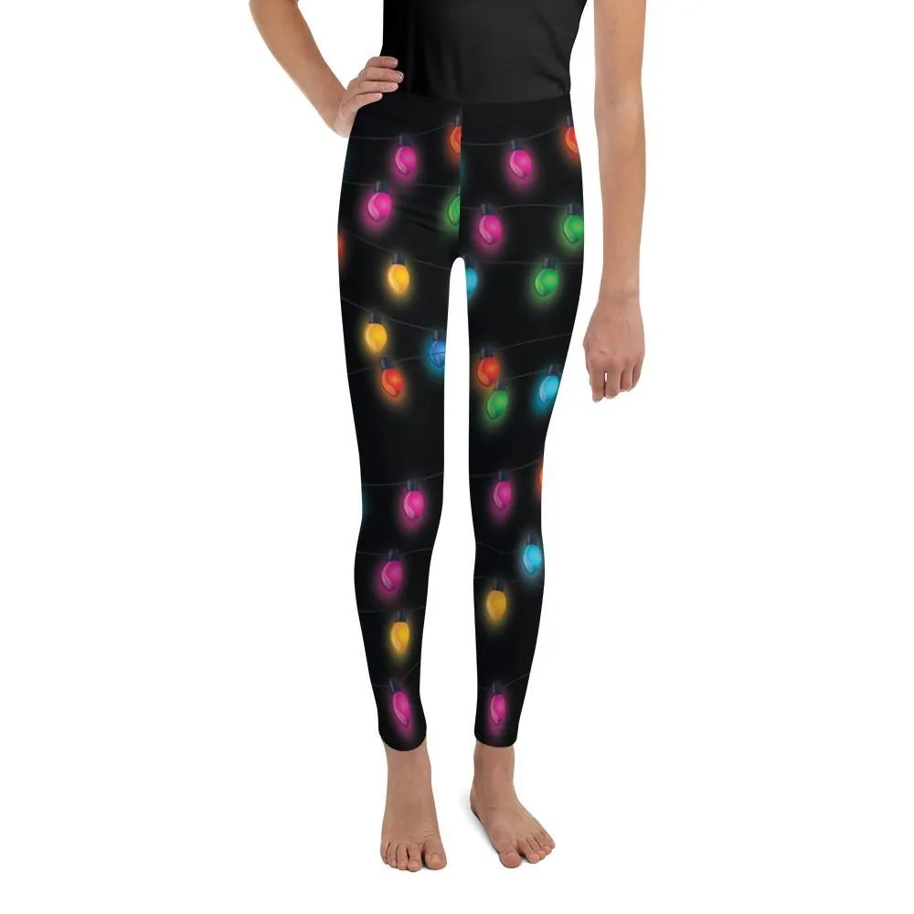 Christmas Lights Youth Leggings