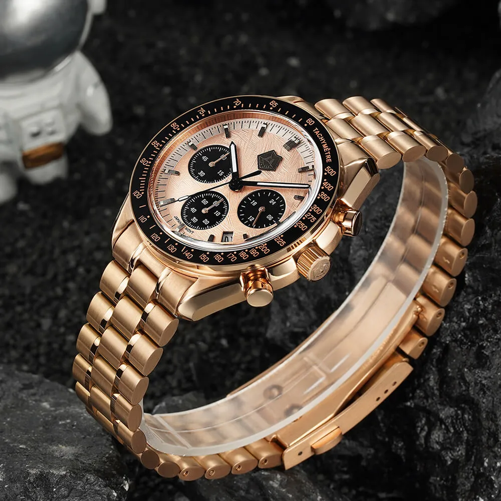 Chronograph Watch | Solid Steel | Megalith 8387M