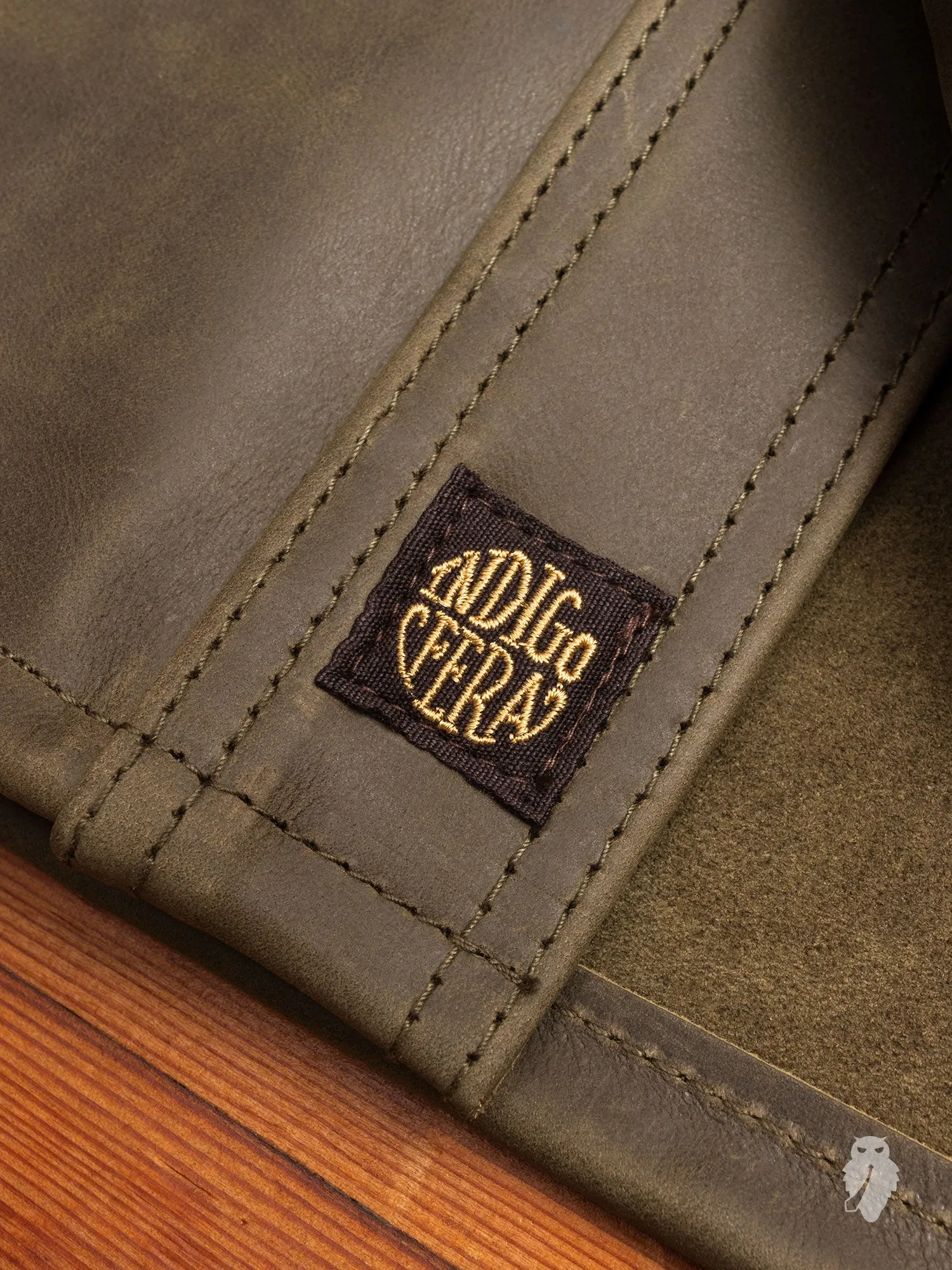 Copeland Leather Jacket in Green