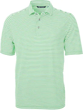 Cutter & Buck Virtue Eco Pique Stripe Recycled Mens Polo
