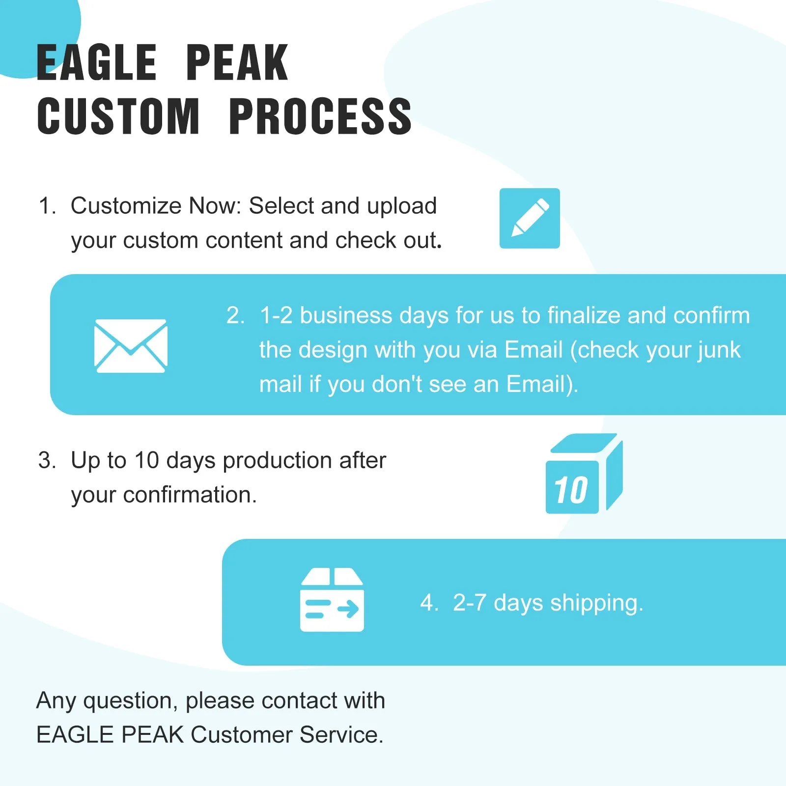 EAGLE PEAK E25 Custom Printed Canopy Tent 5x5  - CLICK TO CONFIGURE - Package Prices Start at $349.99