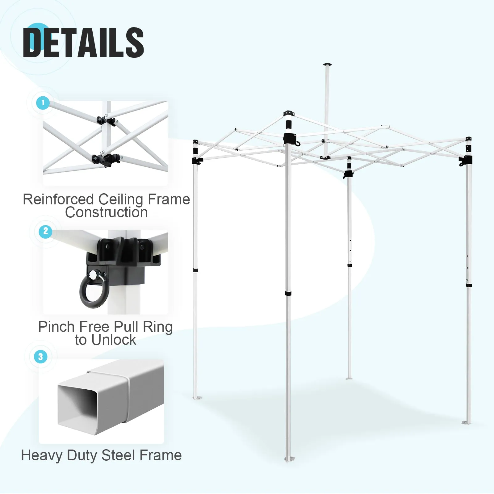 EAGLE PEAK E25 Custom Printed Canopy Tent 5x5  - CLICK TO CONFIGURE - Package Prices Start at $349.99
