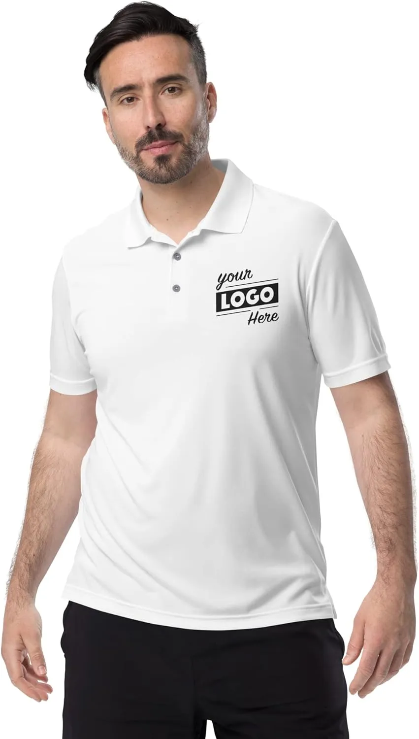 Embroidered Logo | Custom Personalized Polo Shirt for Men & Women, Short Sleeve Sports Golf Tennis T-Shirt