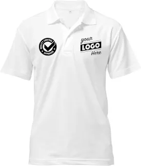 Embroidered Logo | Custom Personalized Polo Shirt for Men & Women, Short Sleeve Sports Golf Tennis T-Shirt